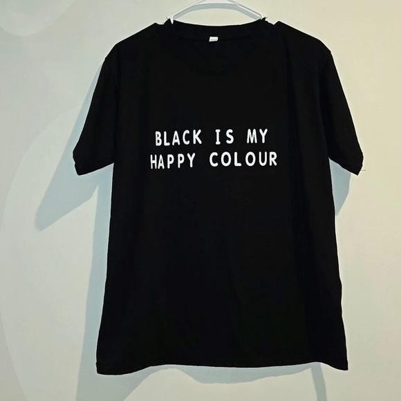 SHEIN Tops - Shein black white top. Size large.